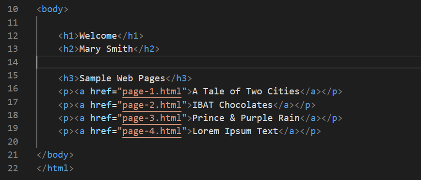 Introduction to HTML