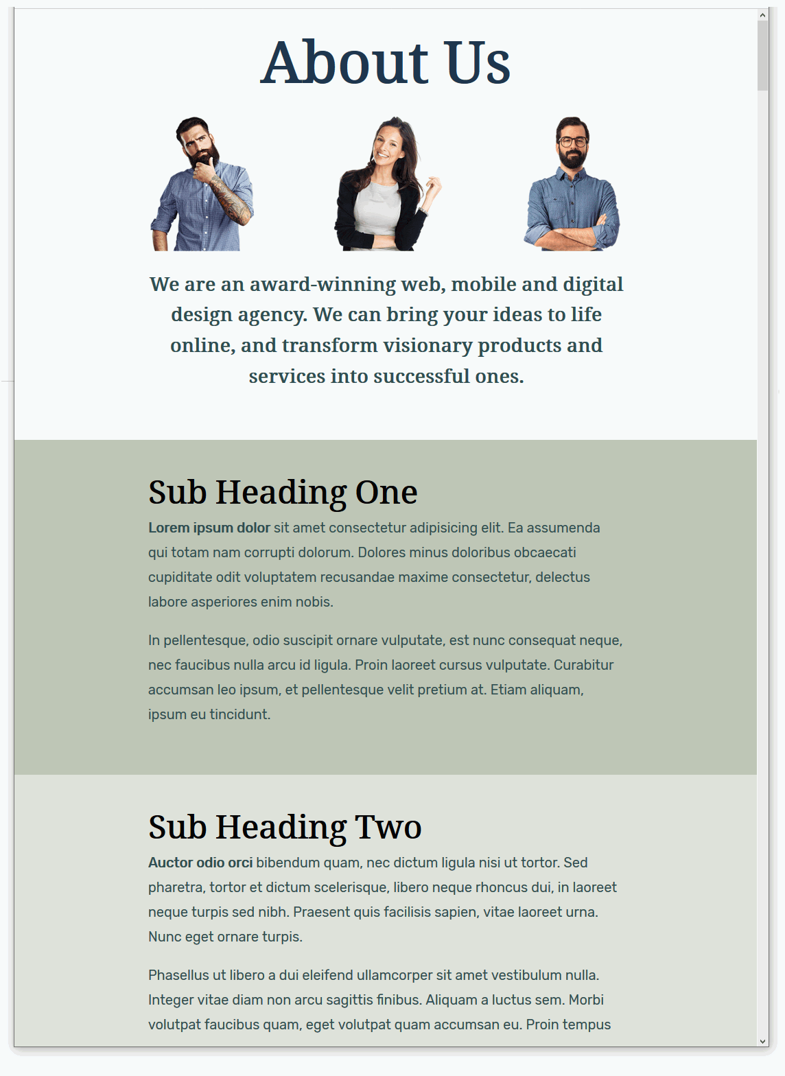 Introduction to Sections