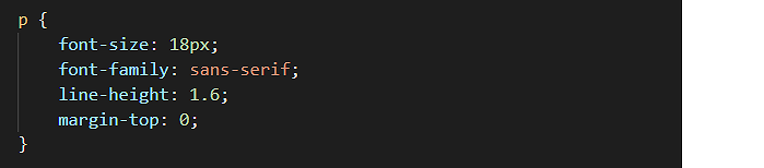 sample CSS