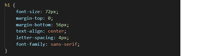 sample CSS