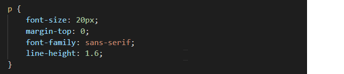 sample CSS